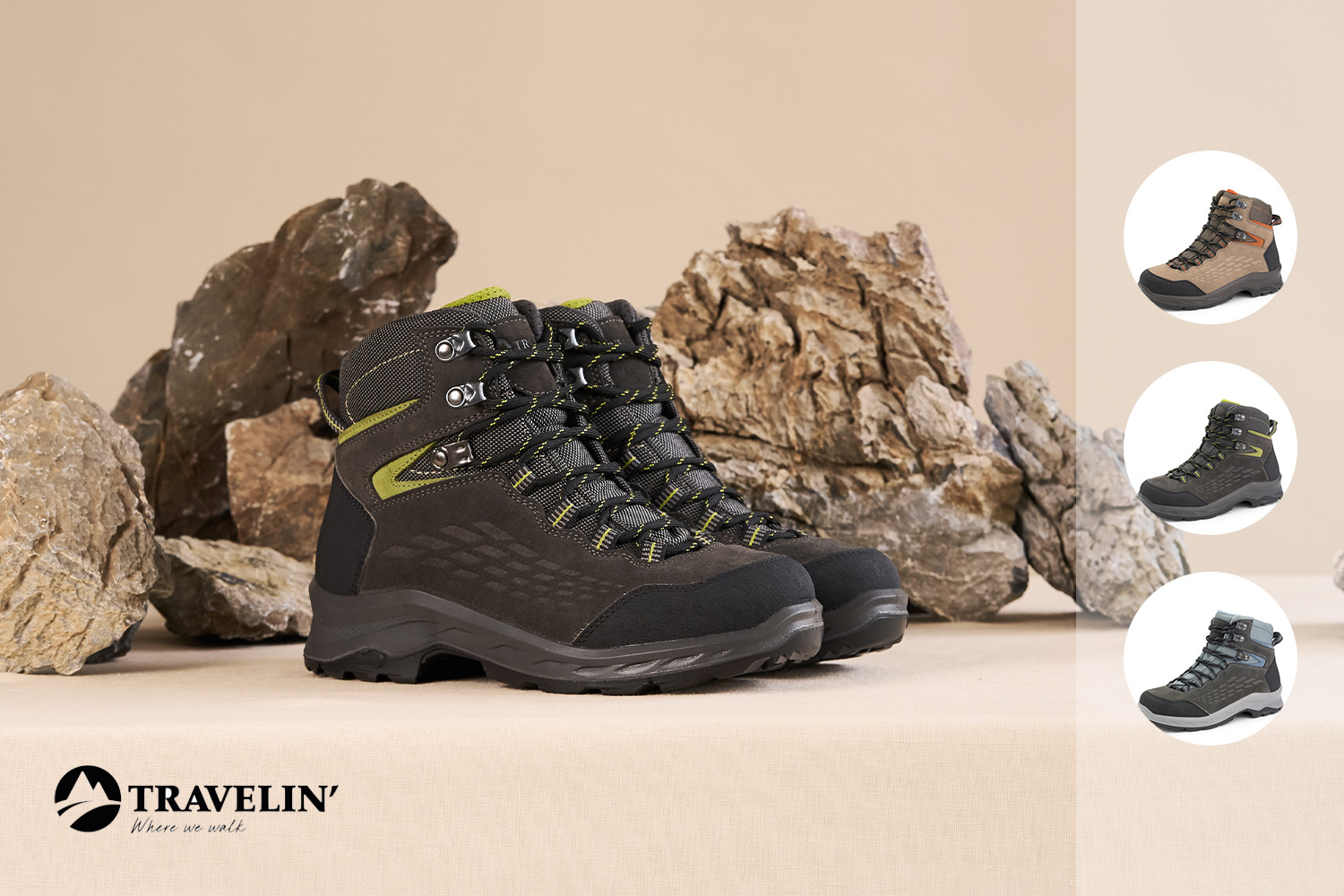 De Standaard Shop Wandelschoenen Aborg hoog Travelin