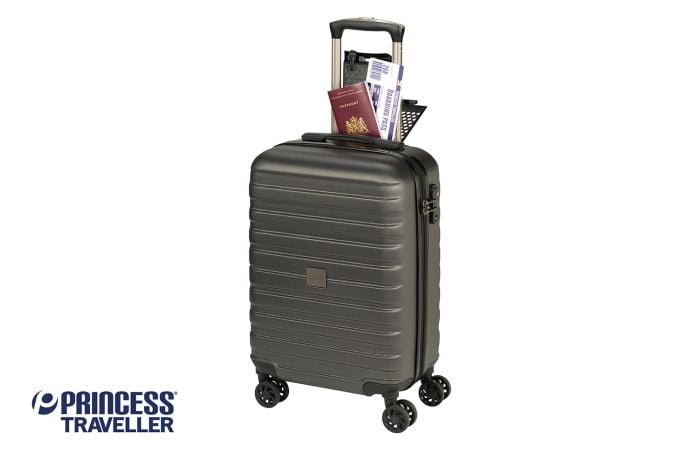 Hardcase trolley met paspoort- en documentenhouder - Princess Traveller Hardcase trolley met paspoort- en documentenhouder - Princess Traveller
