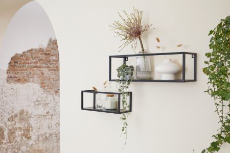Set van 2 wandrekken Madrid - Zwart