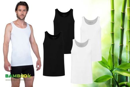 2 onderhemden voor heren – Bamboo Elements
