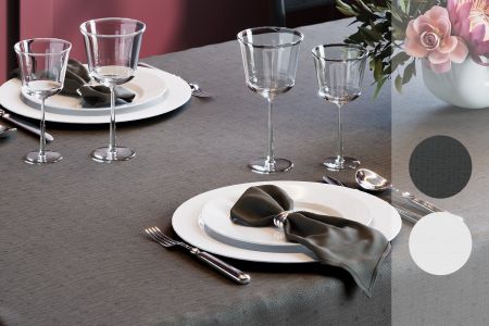 Tafelset met tafelkleed en bijhorende servetten - Mistral Home