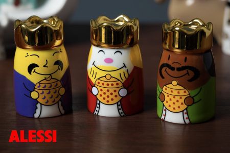 De drie koningen van porselein - Alessi