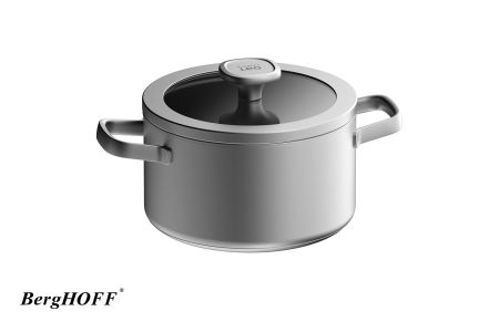 Kookpot met deksel uit gerecycleerd roestvrij staal Ø 20 cm - BergHOFF