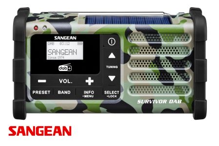 Compacte noodradio Camouflage - Sangean