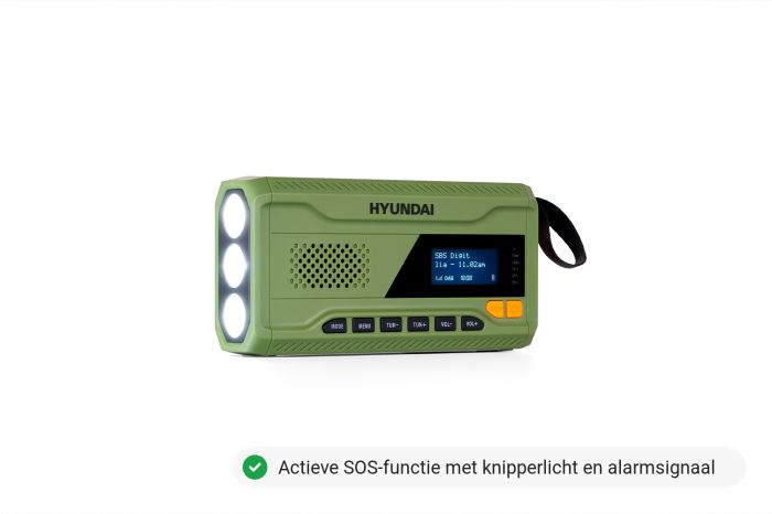UFUZON Ishiva 10.000 mAh noodradio op zonne-energie, handslinger en batterijvoeding, draagbare AM/FM-radio met C-telefoonoplader, led-zaklamp, SOS-alarm, survival, kompas UFUZON Ishiva 10.000 mAh noodradio op zonne-energie, handslinger en batterijvoeding, draagbare AM/FM-radio met C-telefoonoplader, led-zaklamp, SOS-alarm, survival, kompas